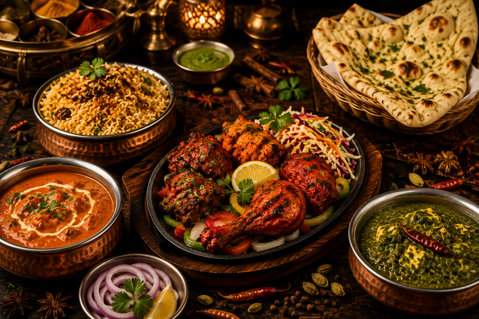 Indian biryani rice dish